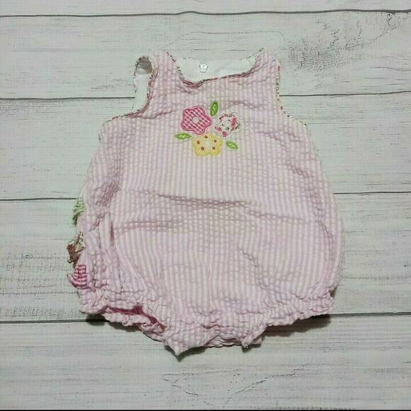6m Florence Eiseman Seersucker Bubble Romper - Picture 1 of 4
